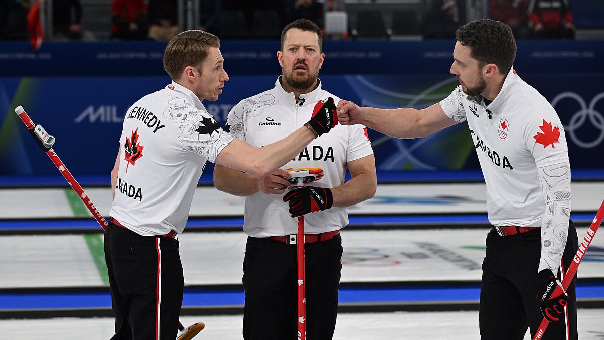 'Cheating' Canadian curlers on brink of Winter Olympics gold medal after nerve-shredding win over Norway