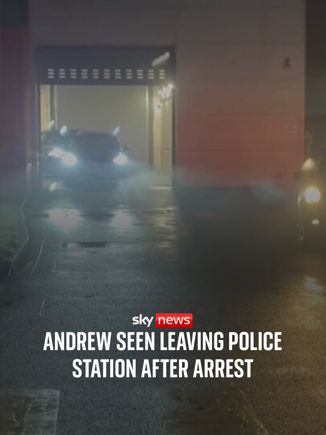 Andrew Mountbatten-Windsor has been released from police custody nearly 12 hours after his arrest on suspicion of misconduct in public office over revelations in the Epstein files. The former duke has denied any wrongdoing in connection with Jeffrey Epstein. #SkyNews