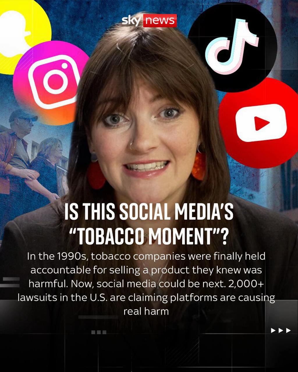 There are more than 2,000 cases going through the US courts, accusing social media companies of harm. As Mark Zuckerberg gives evidence in LA, Sky's Mickey Carroll highlights three trials as ones to watch.⁠ ⁠ 🔗 Read more via the link in our bio. #SkyNews #SocialMedia #Technology