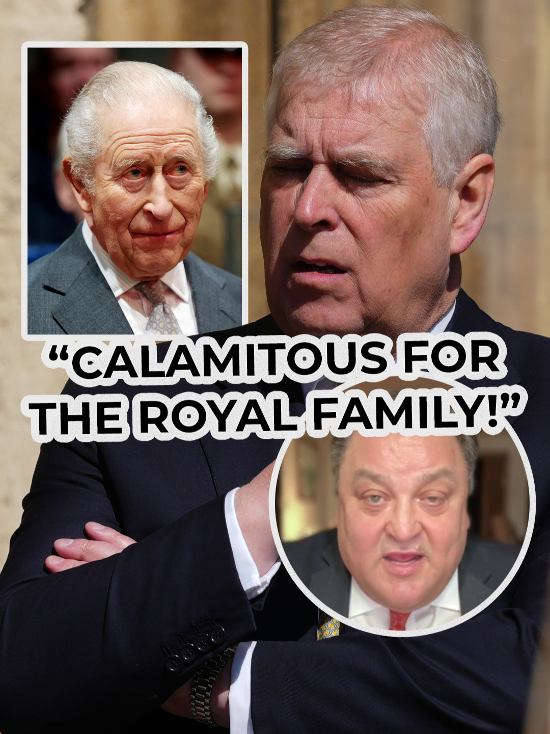 The Royal Family should take responsibility for Andrew Mountbatten-Windsor after the former prince was arrested. King Charles's brother was arrested on his 66th birthday on suspicion of misconduct in public office. Speaking to GB News, royal journalist Robert Jobson said: "If he is found guilty of any of these things and charged it's calamitous for the Royal Family because they did nothing about it." Andrew has consistently and strenuously denied any wrongdoing amid the ongoing allegations. #PrinceAndrew #KingCharles #RoyalFamily #GBNews