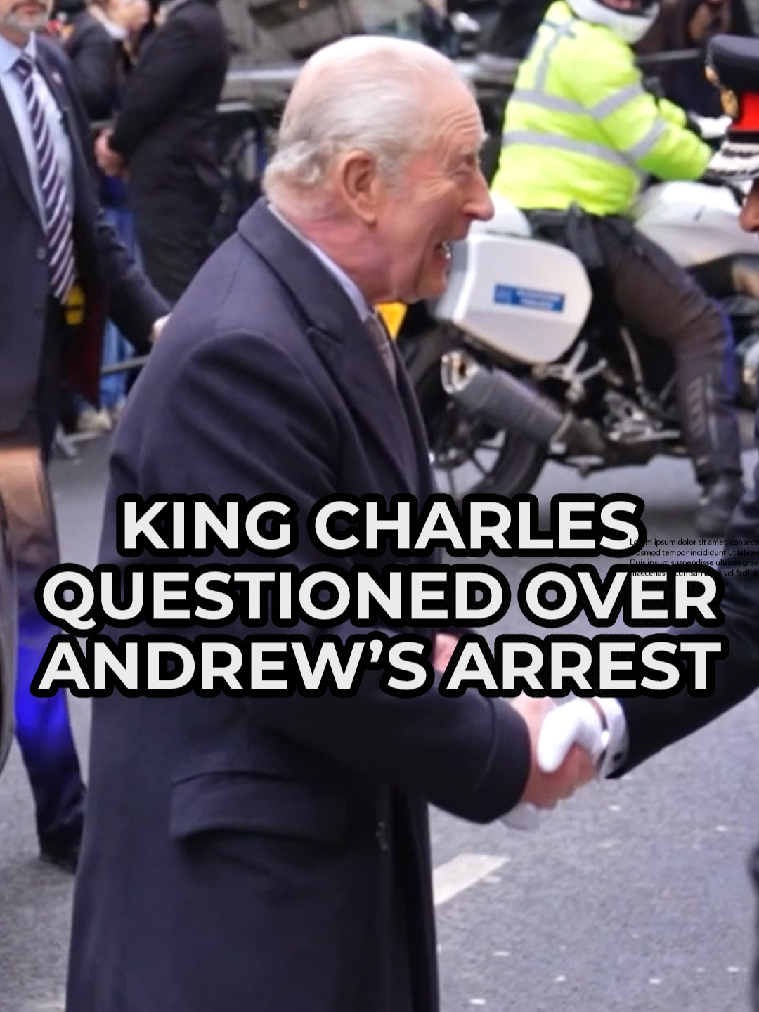 King Charles was questioned by the media as he arrived at an engagement in London, just hours after issuing a statement expressing his “deepest concern” over Andrew Mountbatten-Windsor’s arrest. #BreakingNews #PrinceAndrew #KingCharles #RoyalFamily #GBNews