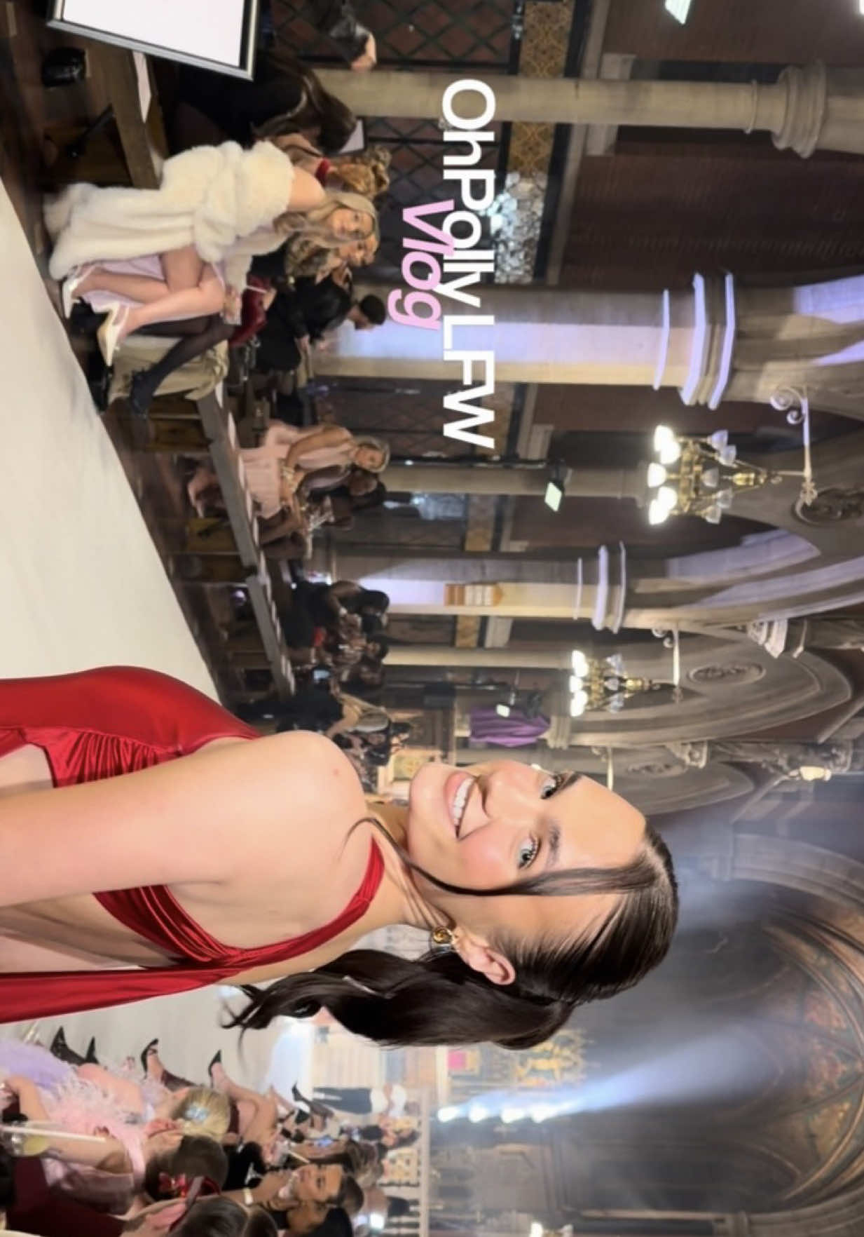 @Oh Polly lfw vlog 🌟🎞️👠 pinch me !!!! #lfw