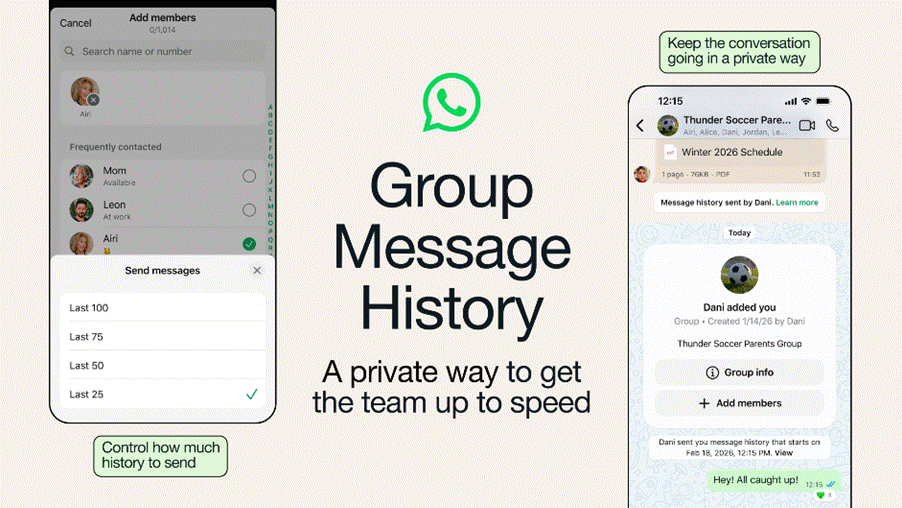 WhatsApp Launches Group Message History for Seamless Chat Catch-Up