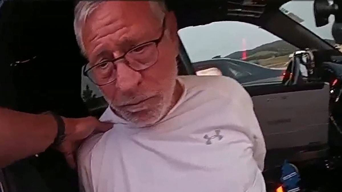 Shocking bodycam shows 'super drunk' federal judge who didn't even realize he'd crashed his Cadillac... before cursing at cop who arrested him