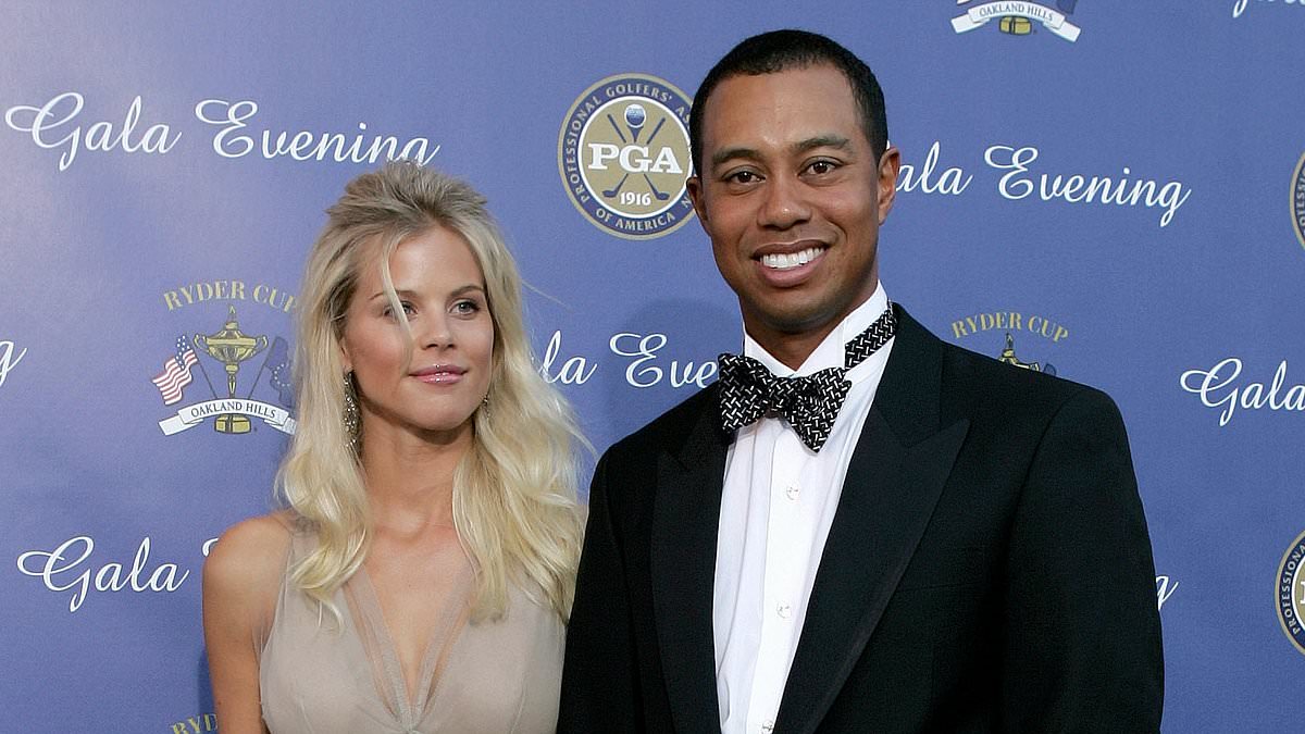 Proud parents Tiger Woods and Elin Nordegren reunite to celebrate son Charlie's golf honor