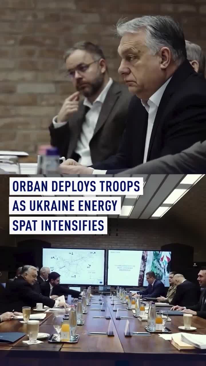 Hungary’s Prime Minister said that his country would deploy troops to protect its energy facilities, claiming that Ukraine was planning ‘further actions aimed at disrupting the operation of Hungary's energy system.’ Viktor Orban, speaking in a video address, repeated his claim that Ukraine had shut down the Druzhba pipeline’s flow of oil to Hungary and Slovakia for political reasons. Ukraine, however, maintains that the pipeline remains shut due to damage from a Russian attack. #Orban #Hungary #Oil #Pipeline #Druzhba #Ukraine #Slovakia #Diplomacy