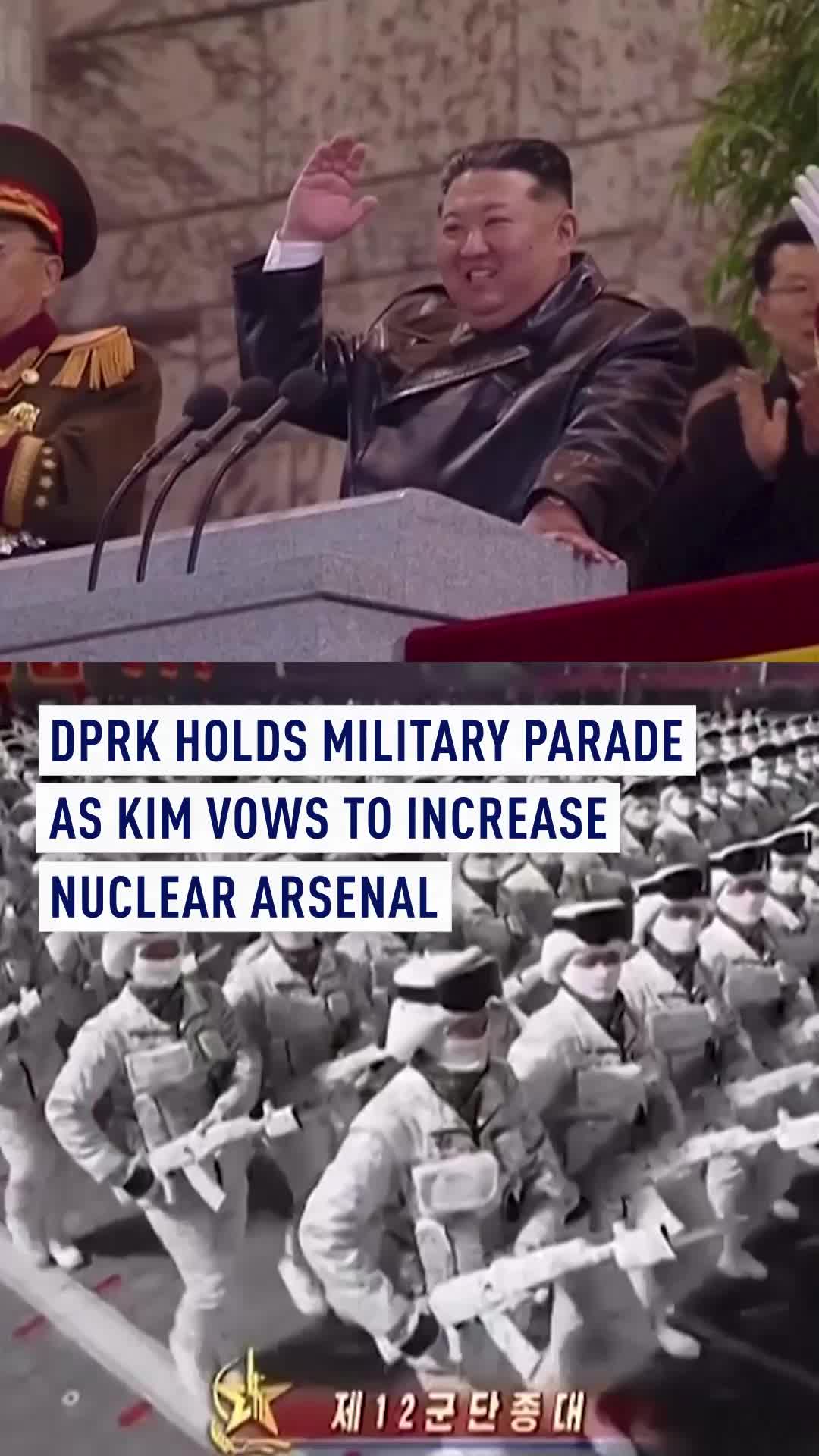 DPRK held a large military parade in Pyongyang on Wednesday night, capping a week-long Ninth Congress of the ruling Workers’ Party, as leader Kim Jong Un vowed to further expand the country’s nuclear arsenal. Kim said DPRK would accelerate efforts to increase the number of nuclear weapons and diversify delivery systems, including more advanced intercontinental ballistic missiles, AI-enabled attack capabilities and unmanned systems. He indicated that future ties with the United States would depend entirely on Washington’s approach. Meanwhile, DPRK has "absolutely no business dealing with South Korea, its most hostile entity, and will permanently exclude South Korea from the category of compat