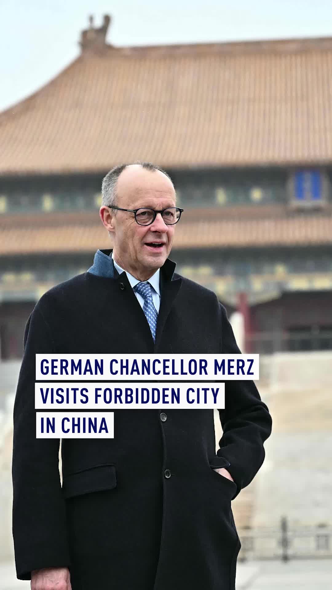 Friedrich Merz explored the historic Forbidden City during his official visit to Beijing. Merz arrived in the Chinese capital on Wednesday for a two-day trip — his first visit to China since taking office. #FriedrichMerz #ForbiddenCity #Beijing #ChinaVisit #Germany