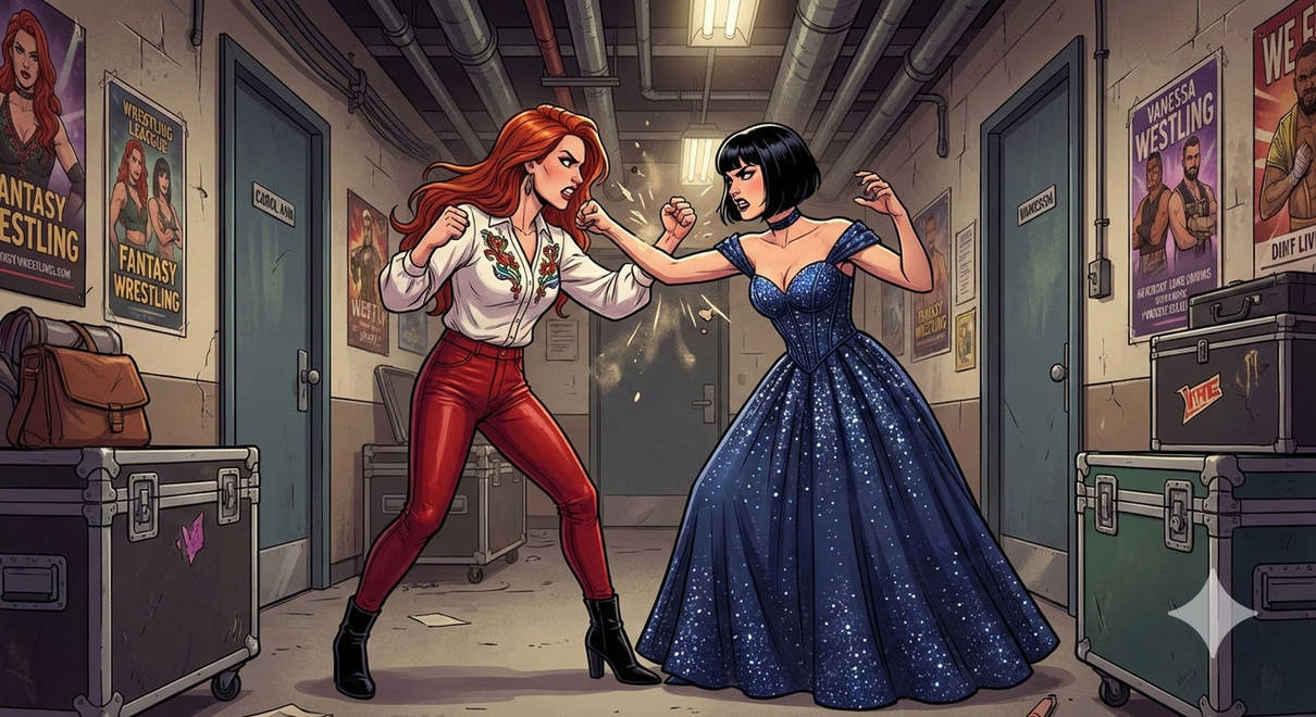 FWL: Carol Ann vs. Vanessa English by CarolAnnQTights on DeviantArt