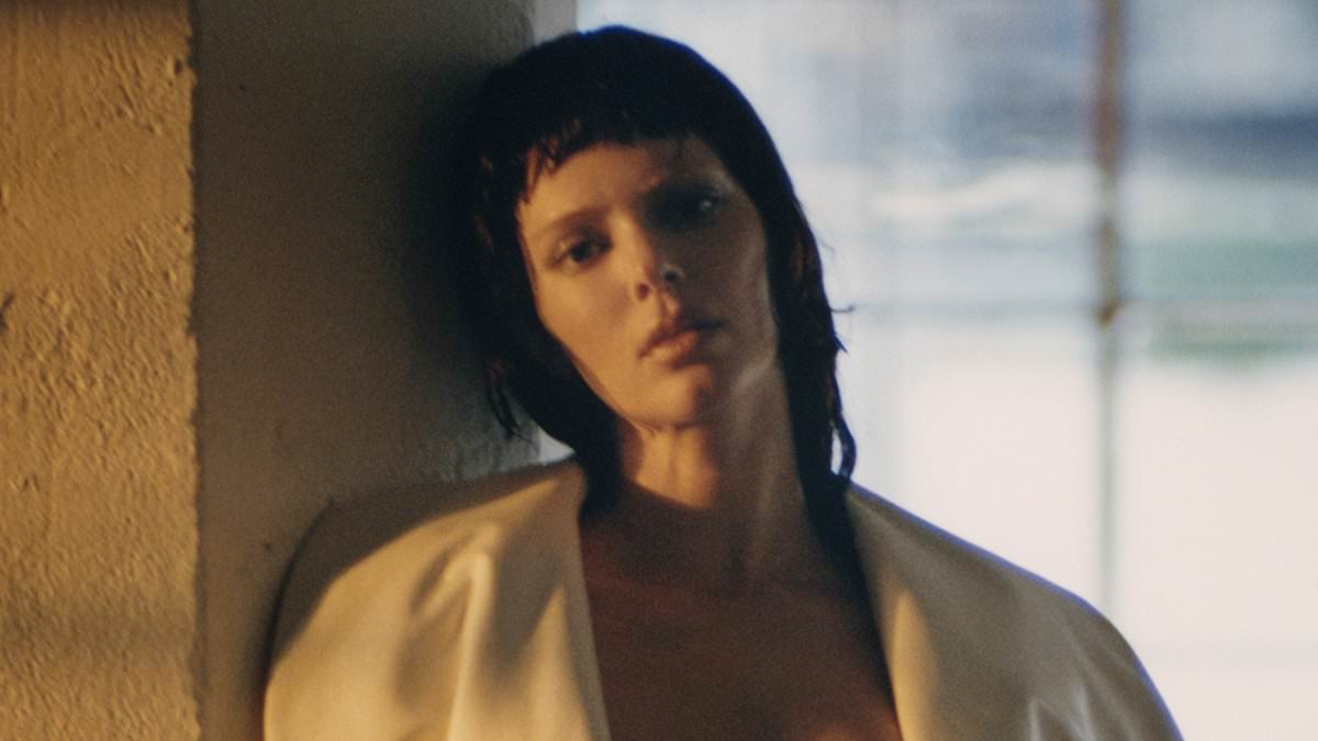 Kendall Jenner poses braless and in sultry red lingerie as she sizzles in striking new cover shoot for Vogue France