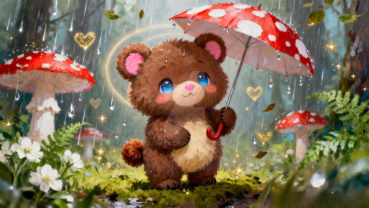 Mushroom Bear by Lunfea on DeviantArt