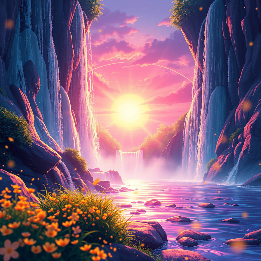 Waterfall by ZtrixQ on DeviantArt