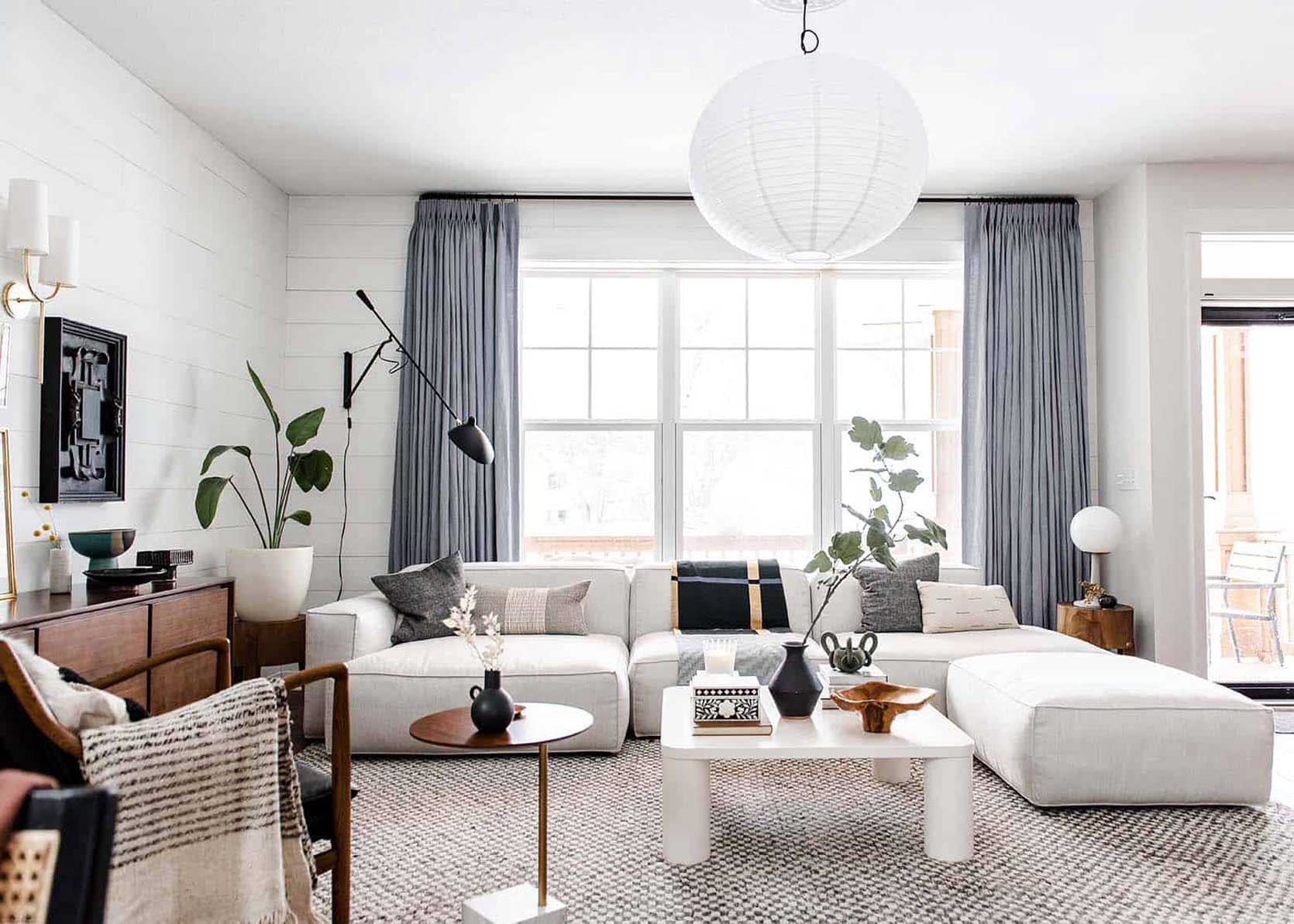Mixing “Leggy” &amp; “Chunky” Furniture Is The Secret To A Balanced Space. Here’s How to Do It.