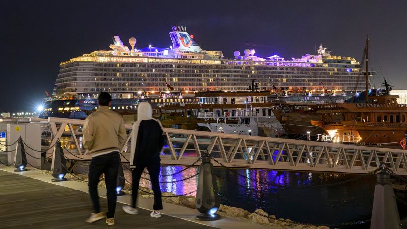 Parties and missile threats: On board a cruise ship stuck in the Middle East crisis zone