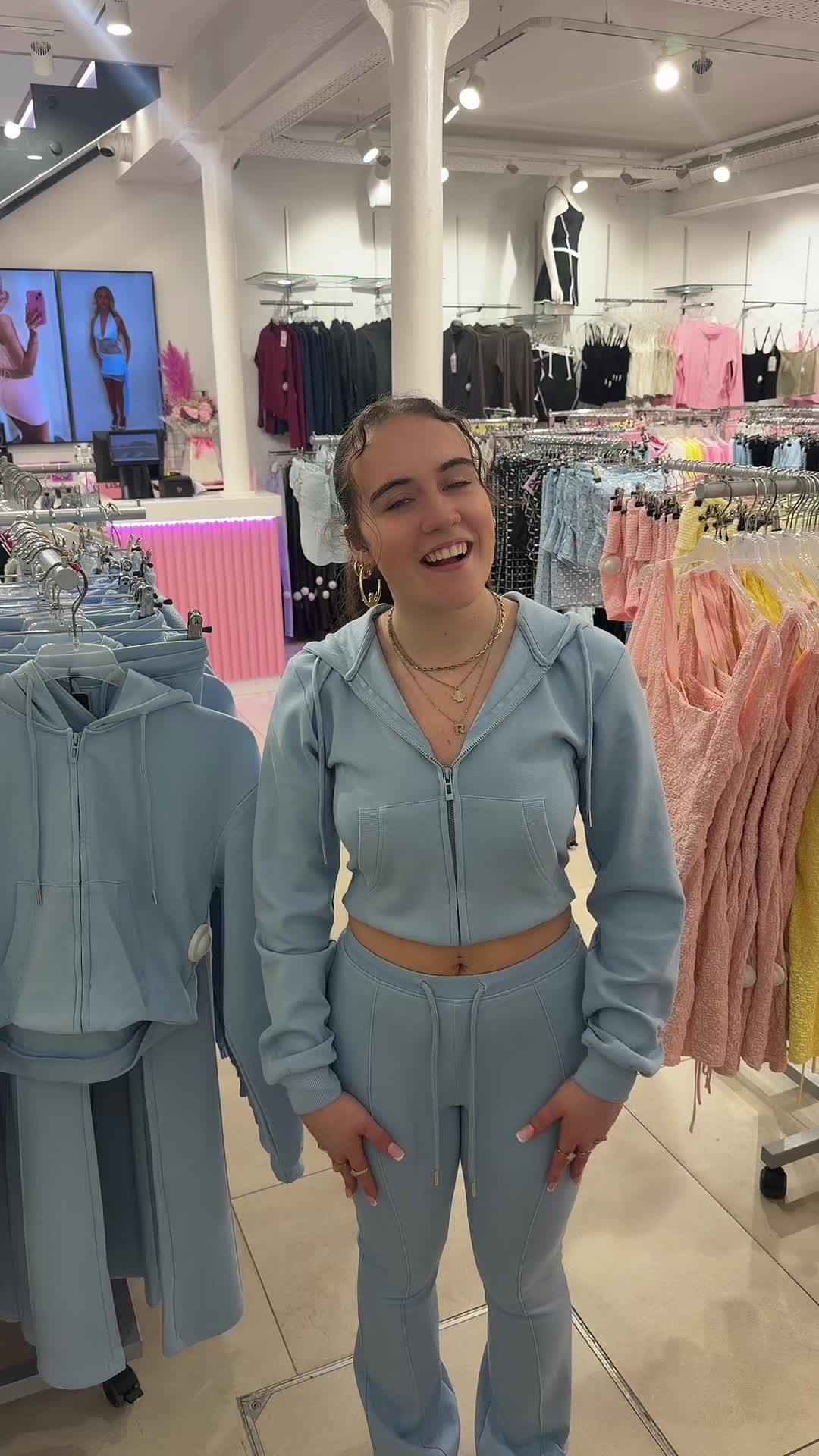 Outfit of the day 😍🩵 Everyone's fav Co ord just landed in baby blue 💫 #LoveLisa #fyp #fypシ゚