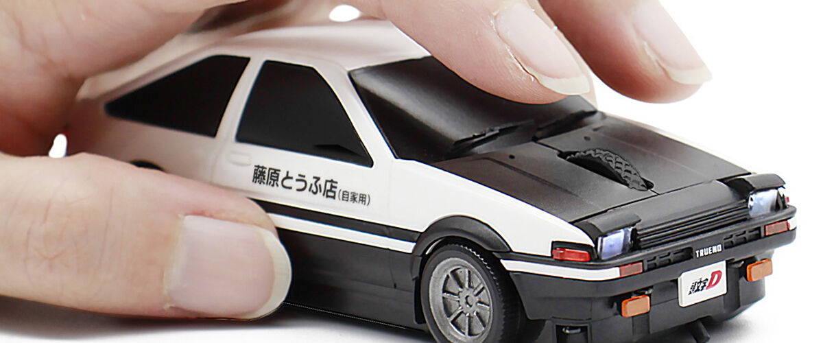 ‘Initial D’ Wireless Mouse With Headlights Let You Scroll At Top Speed