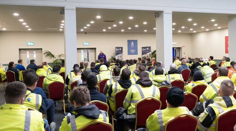 Elliott Group and Lighthouse Charity Deliver Site-Based #MakeItVisible Message