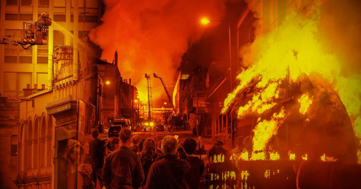 Why do so many of Glasgow's historic buildings seem to end up in flames?