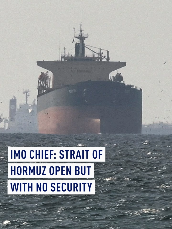 “Legally speaking, the Strait of Hormuz is open. Operationally, it's too risky to operate. “ The words of the head of the UN’s International Maritime Organization, Arsenio Dominguez. He was talking to CGTN’s Iolo ap Dafydd about the crisis at the world’s busiest oil route. #hormuz#straitofhormuz#iran#imo