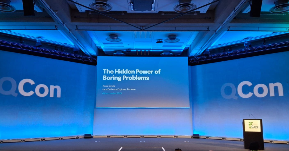 QCon London 2026: The Hidden Power of Boring Problems