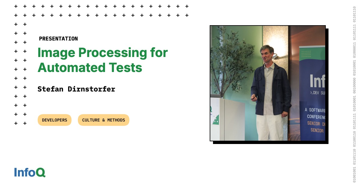 Presentation: Image Processing for Automated Tests