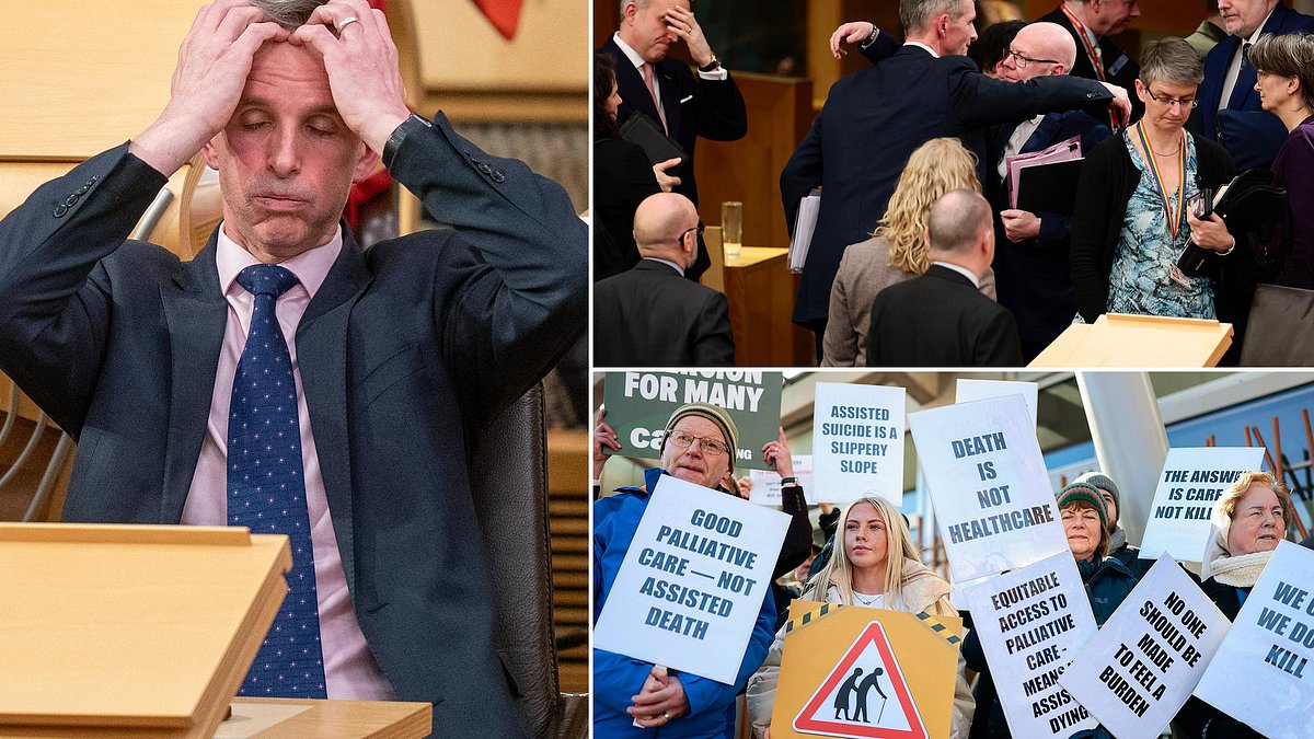 MSPs step back from the brink on right to die Bill after highly charged debate sees it defeated by 12 votes