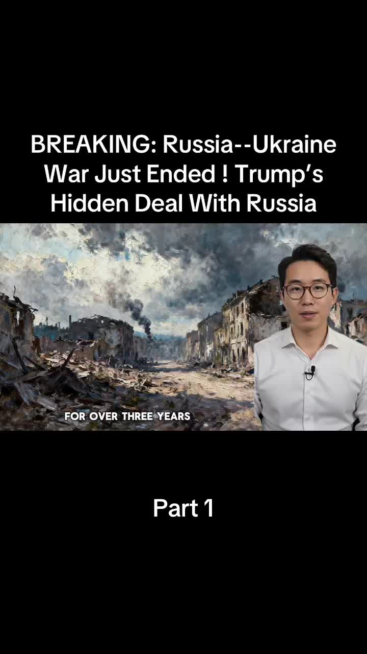 BREAKING: Russia--Ukraine War Just Ended ! Trump’s Hidden Deal With Russia