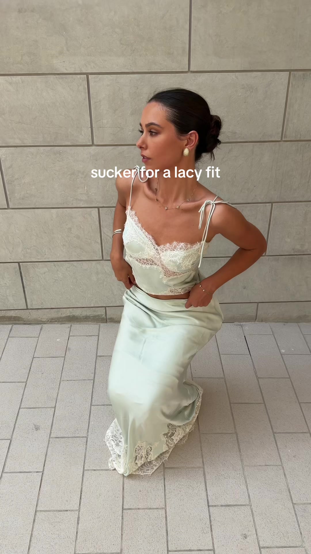 you had me at lace trim 🪽#lacefit #lace #laced #meshki @Meshki