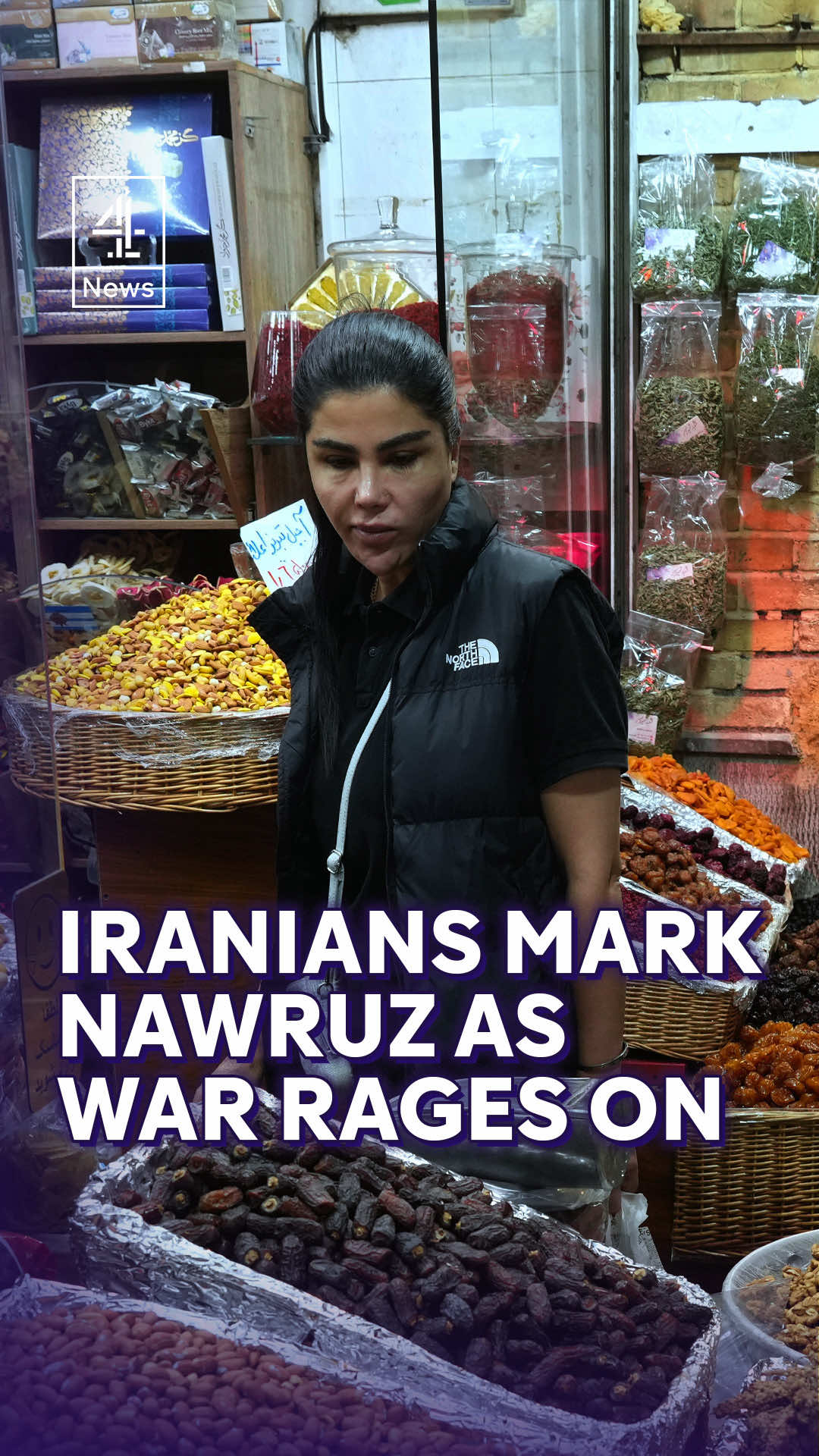 The war in Iran has meant a subdued start to Nowruz, the Persian New Year - a day which marks the first day of spring and new beginnings. Our film maker in the Iranian capital Tehran has been speaking to residents there who have little to celebrate. It's a challenge even to get video footage out of the country, which has been under an internet blackout imposed by the regime for weeks - cutting it off from the rest of the world. #Tehran #Iran #War #Nawruz #C4News