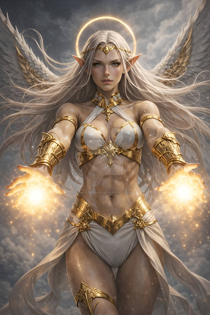 Radiant Herald of the Celestial Dawn by MythicMuses on DeviantArt