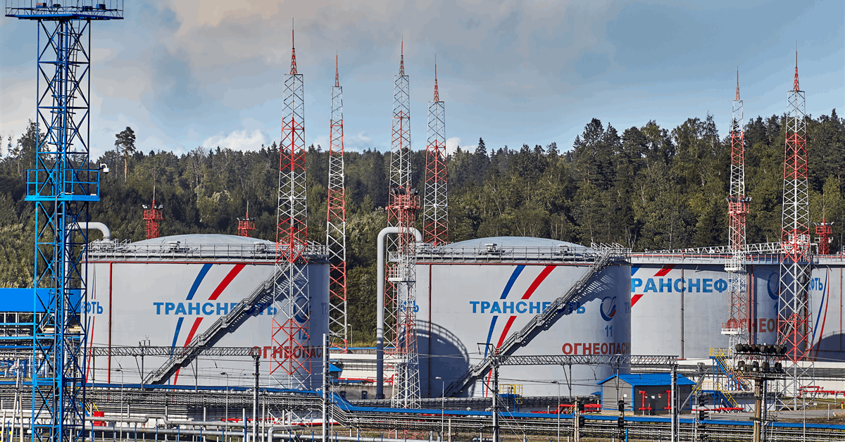 Key Russian Oil Port on Fire after Drone Strike