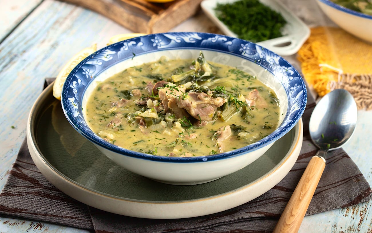 Chicken Magiritsa (Greek Easter Soup with Chicken)