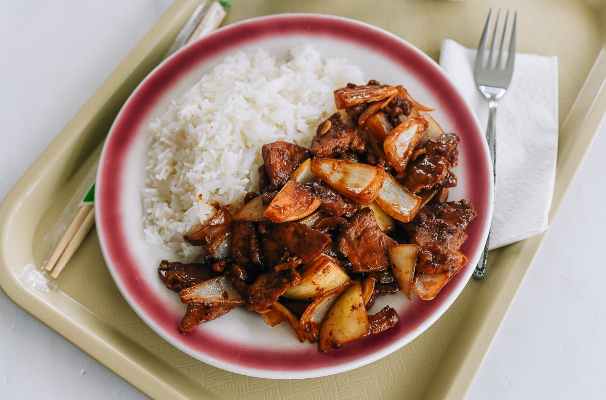 Pork and Onion Stir-Fry 