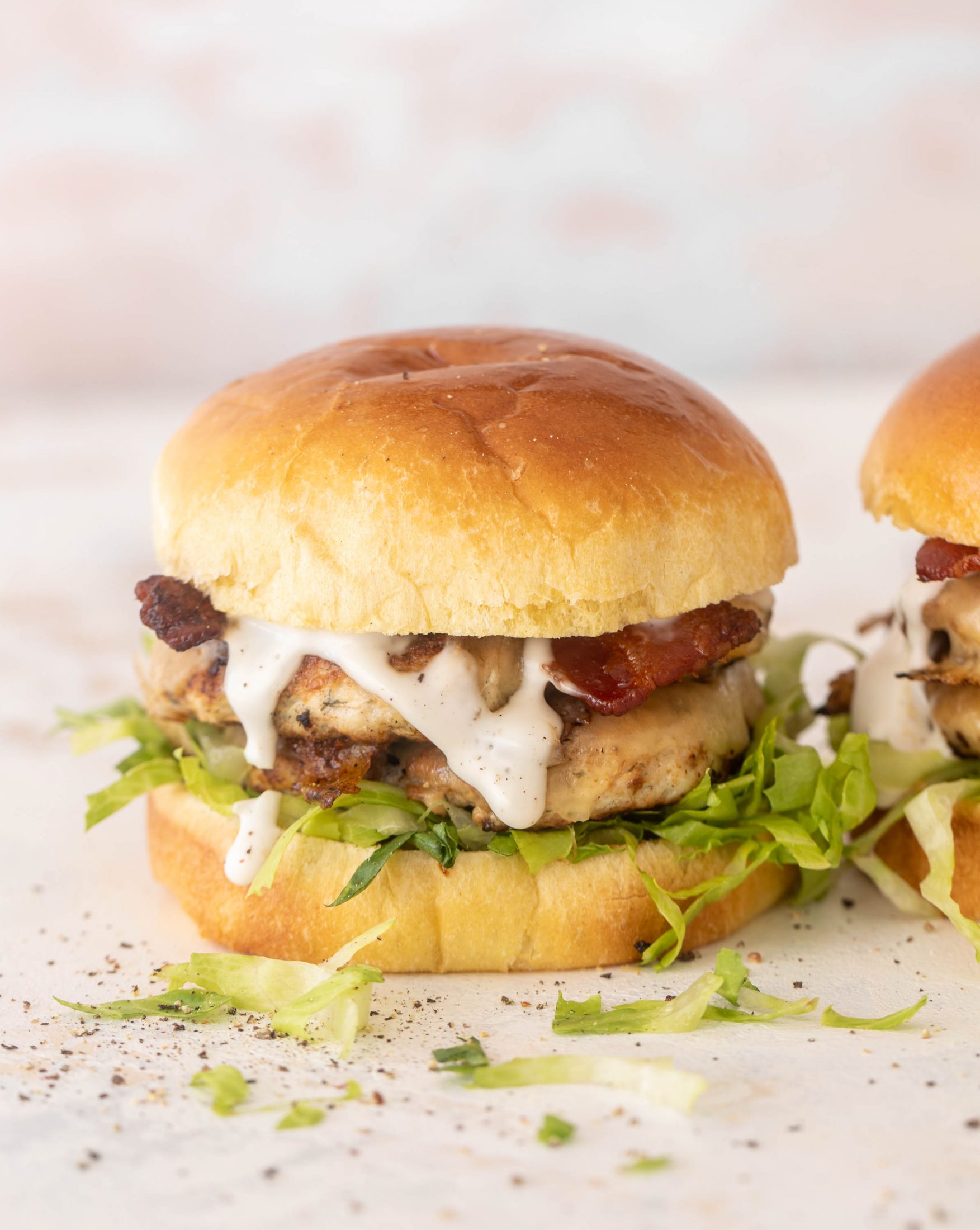 Chicken Bacon Ranch Smashburgers.