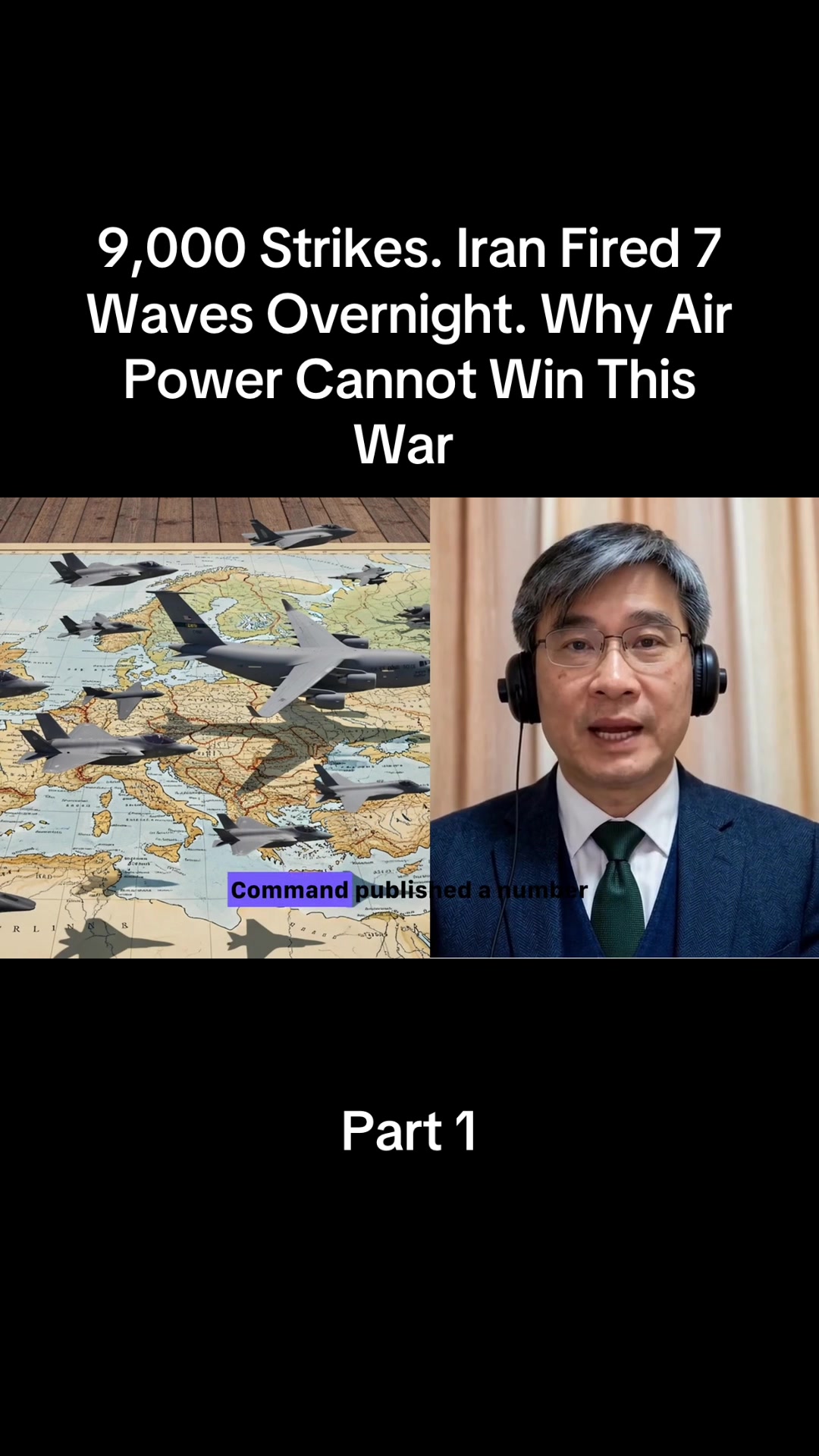 9,000 Strikes. Iran Fired 7 Waves Overnight. Why Air Power Cannot Win This War