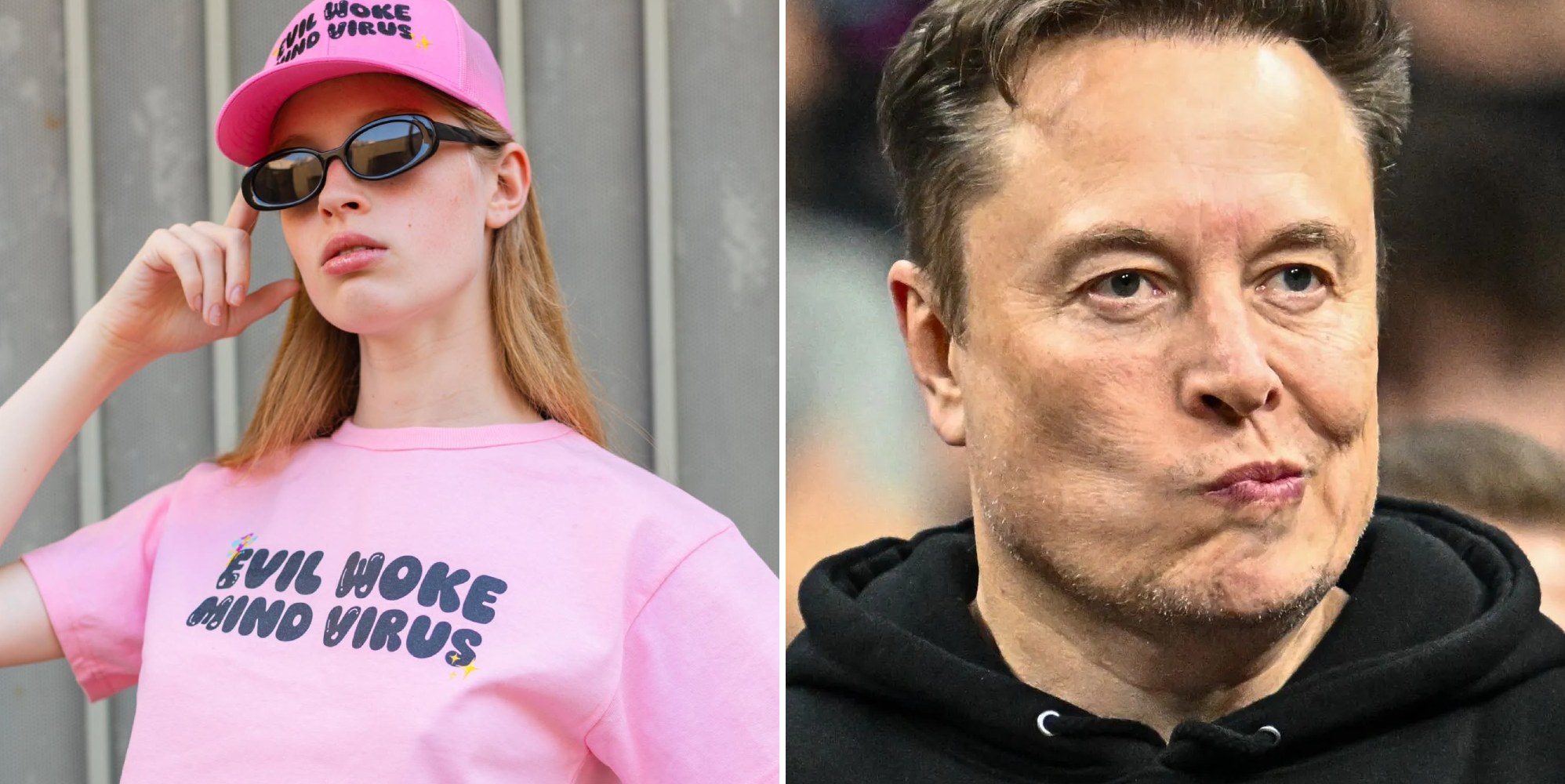 Vivian Wilson sticks it to dad Elon Musk as she sells ‘Evil Woke Mind Virus’ merch