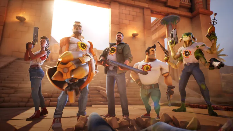 Dead By Daylight Devs Announce Serious Sam: Shatterverse, A Multiverse, Multiplayer Roguelite Shooter