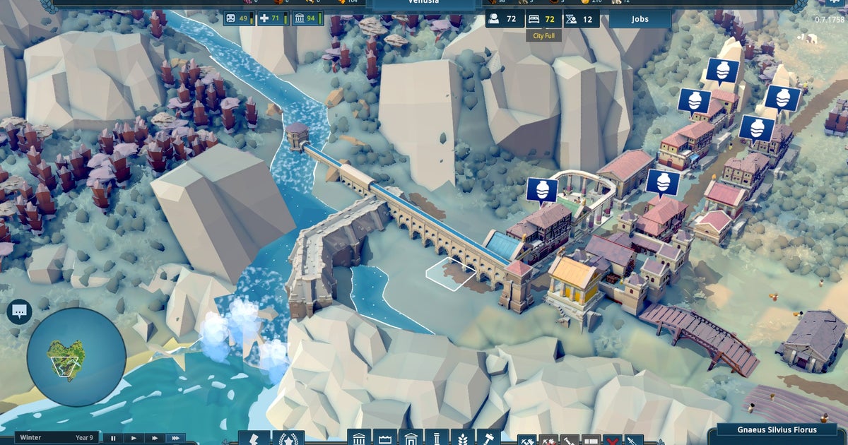 Island city-builder Nova Roma releases today, and I'd have drowned all my Romans already if it weren't for those pesky gods