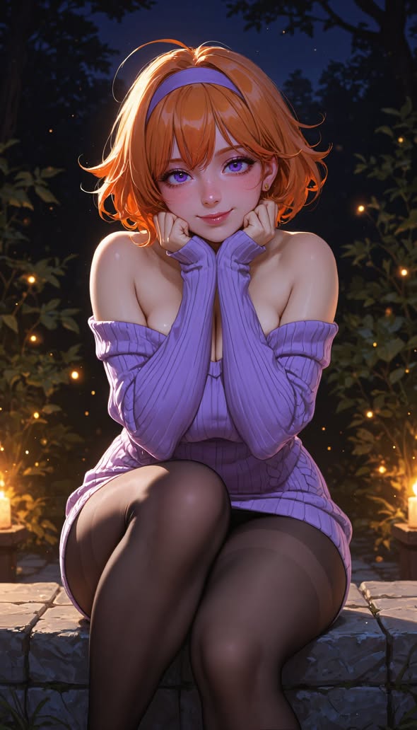 Daphne 🧡💜 ~ 📸 By SenpAI ~ #aigirlgallery #Daphne #photoshoot #fantasyart #lovelyart  Tap for full picture 👇