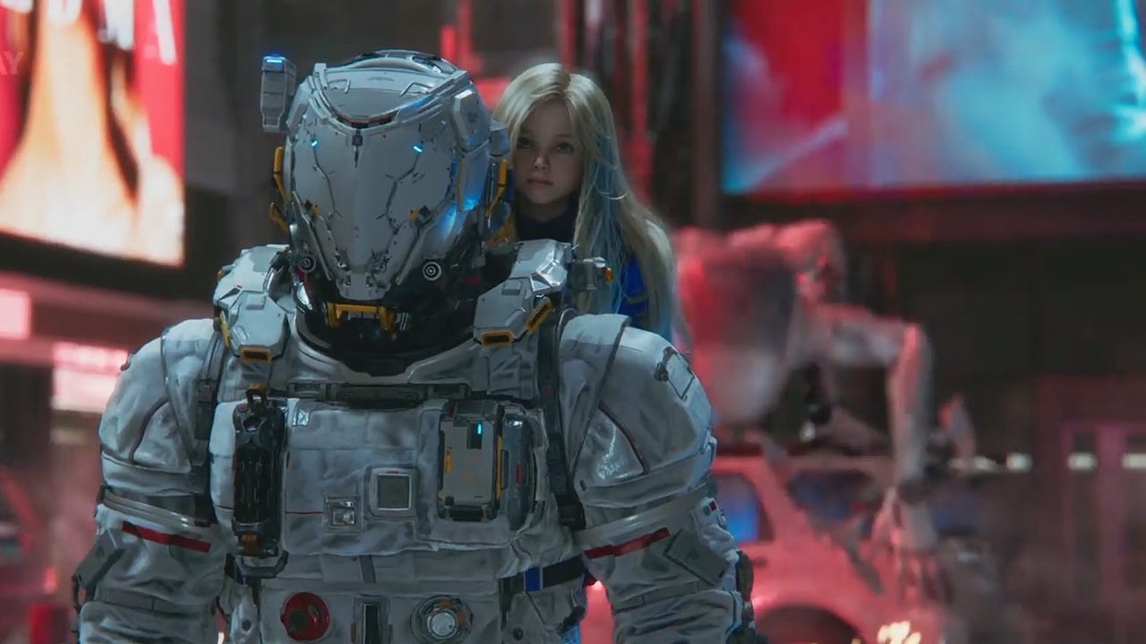 Pragmata Contains a Stage That's a 'Fake New York Generated by AI,' but It's Entirely Made by Humans