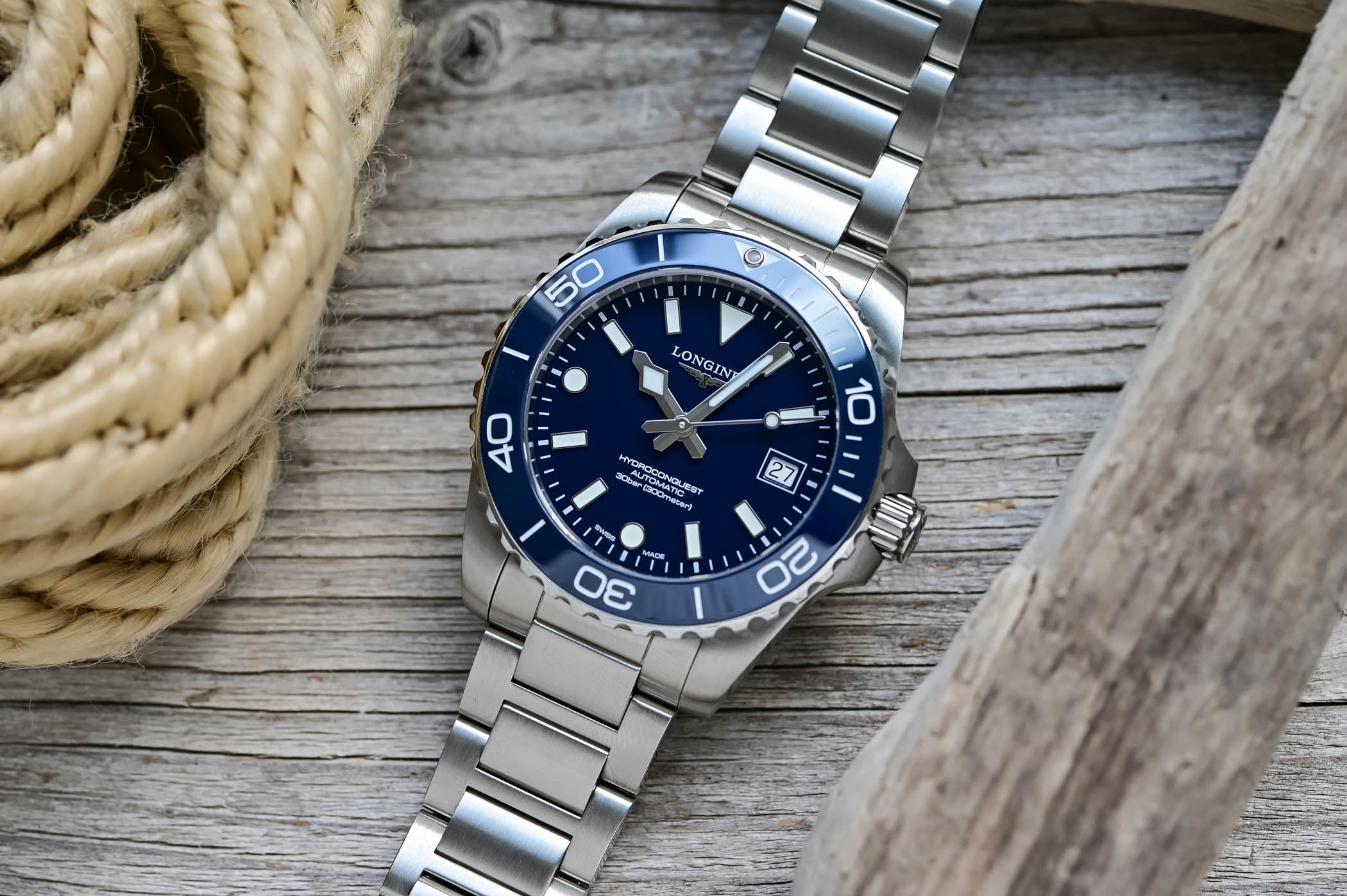 First Look – A New Generation of Longines HydroConquest 300m Diver, in 39mm and 42mm