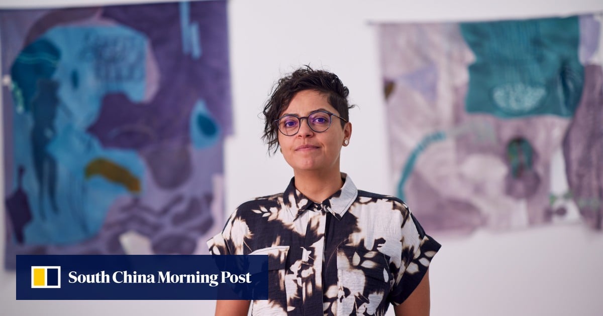 US-based Iranian’s cloth works at Art Central reflect complex fabric of her identity