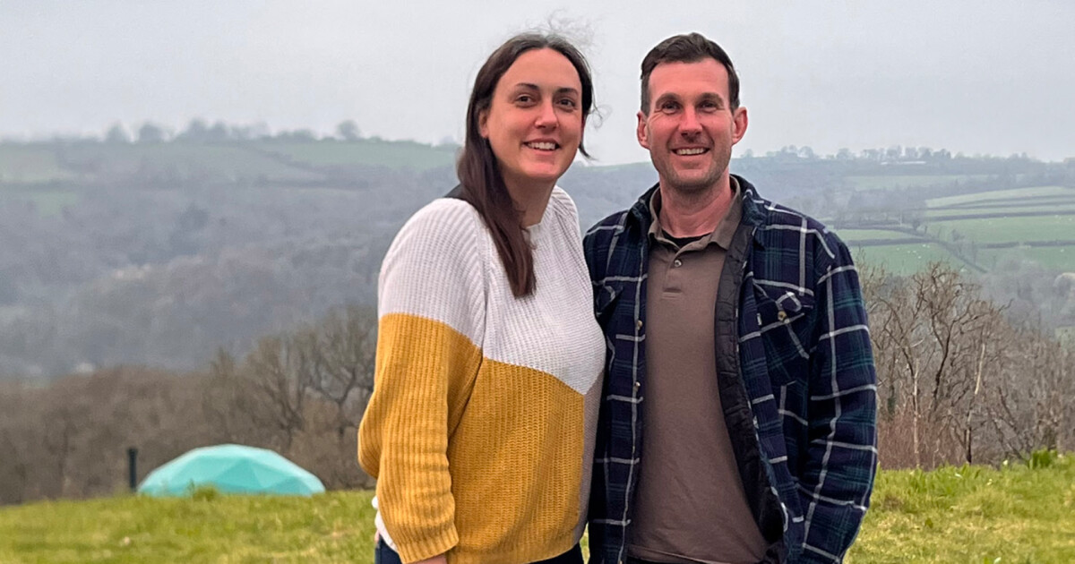Couple swap London life for glamping venture