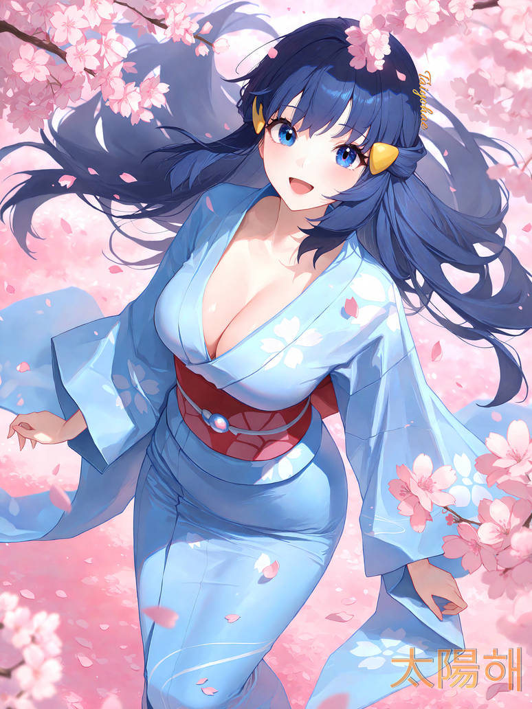 Cherry Blossom Season With Dawn