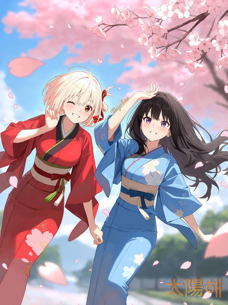 Cherry Blossom Season With Chisato And Takina