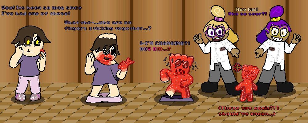 Why so sour? (Sourpatch Kid TF) by ThatOneSwordGuy on DeviantArt