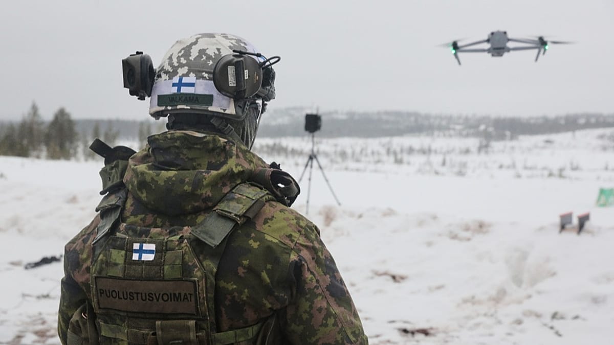 Two unidentified drones crash in Finland, defence ministry says