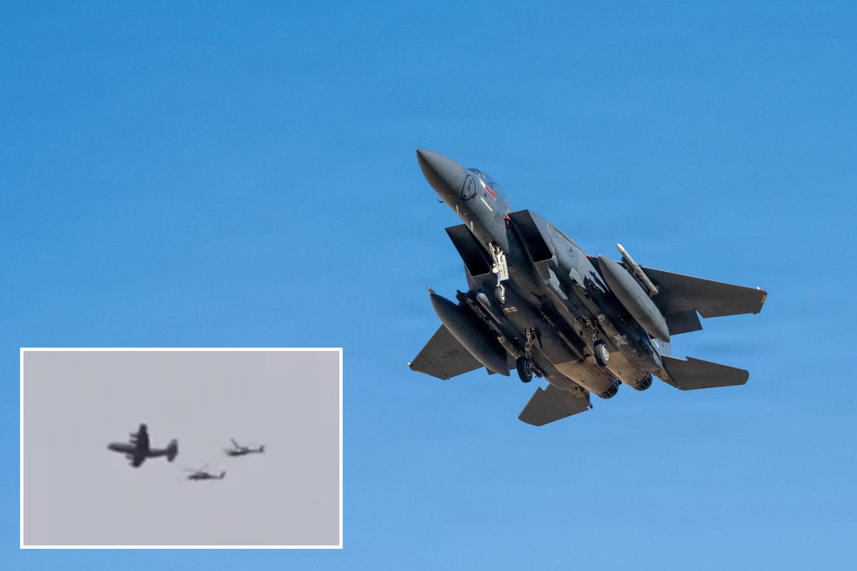 Iran-US war latest: Urgent search for missing American pilot as Tehran claims to have downed second plane