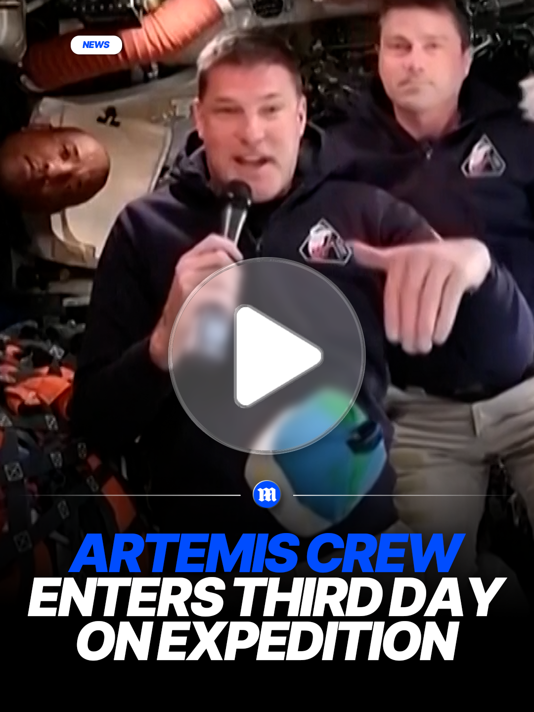 The four Artemis astronauts have passed the halfway point between Earth and the Moon on Saturday morning - more than 150,000 miles (241,000 kilometers) from home - as they zipped toward the first crewed lunar flyby in more than half a century. Hansen, a 50-year-old former fighter pilot on his maiden voyage into space, said he saw "some extraordinary things" during the first hours aboard the Orion. #NASA #space #earth #moon