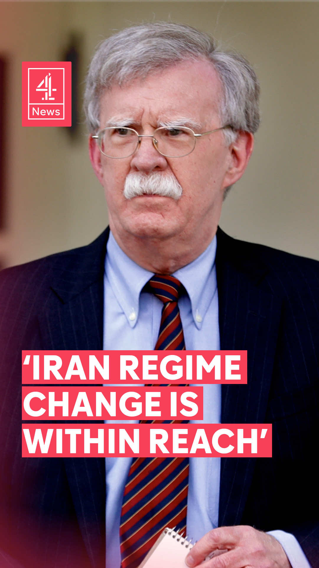 John Bolton was National Security Advisor during President Trump's first term, but later fell out with him. He’s also a well-known hawk on Iran and tells Channel 4 News that ‘regime change is within reach’. #Iran #Trump #MiddleEast #Channel4News #C4News